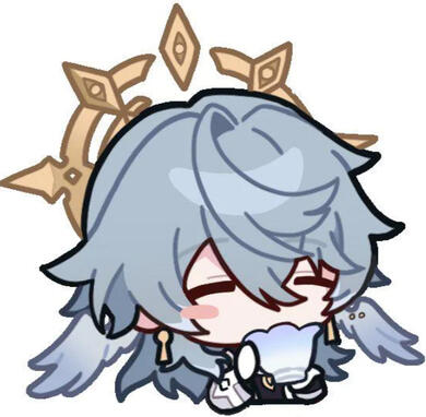 a little sunday sticker drinking tea